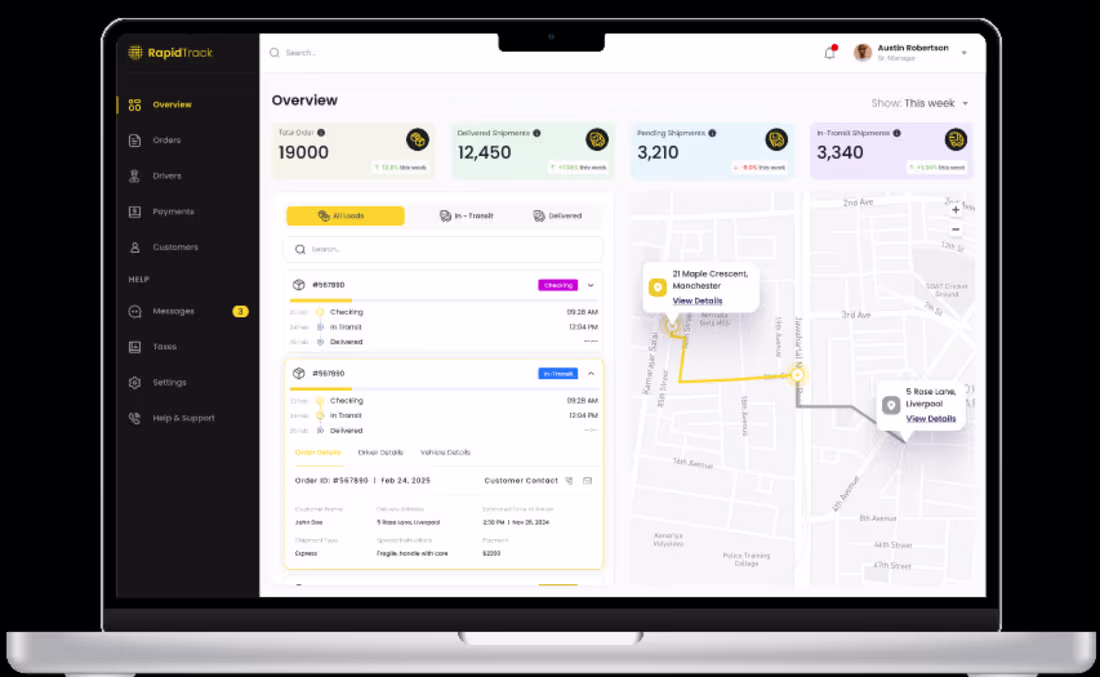 Cover image for Logistics & Delivery Tracking Platform