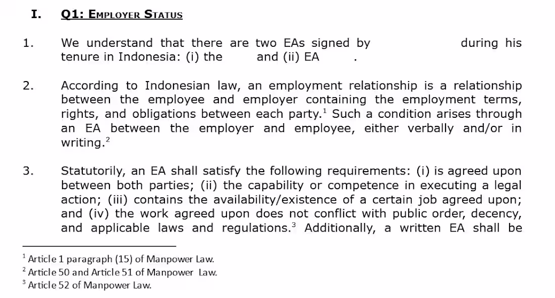 Cover image for Legal Memorandum | International Employment