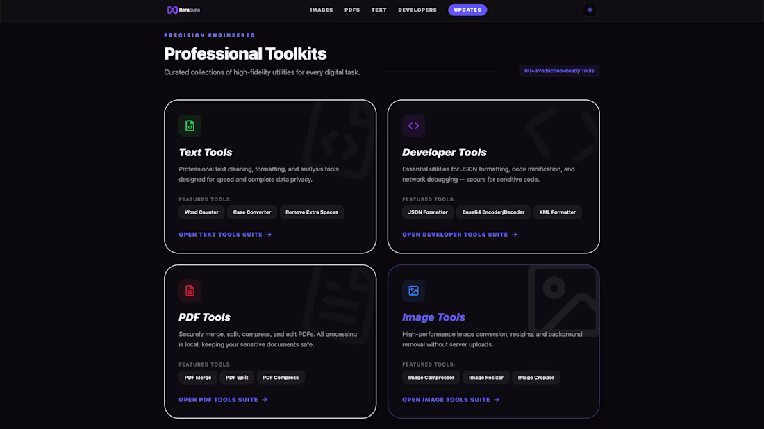 Cover image for Free Private Tools for PDF, Images,