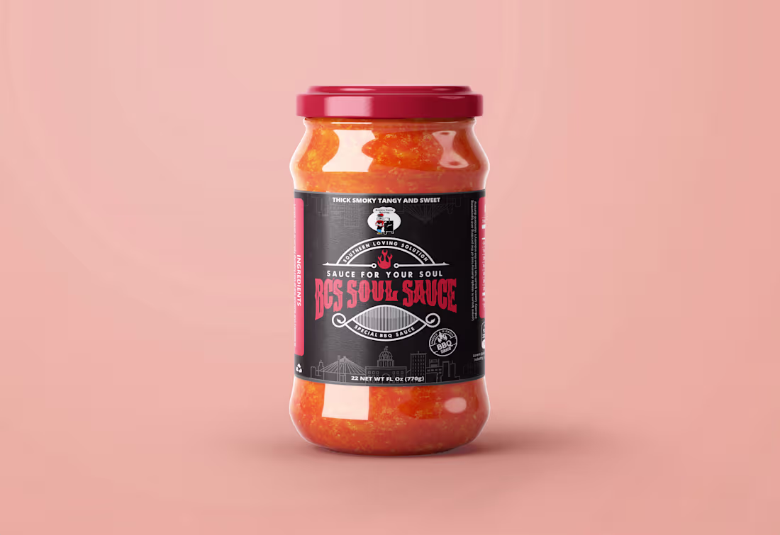 Cover image for BBQ sauce packaging