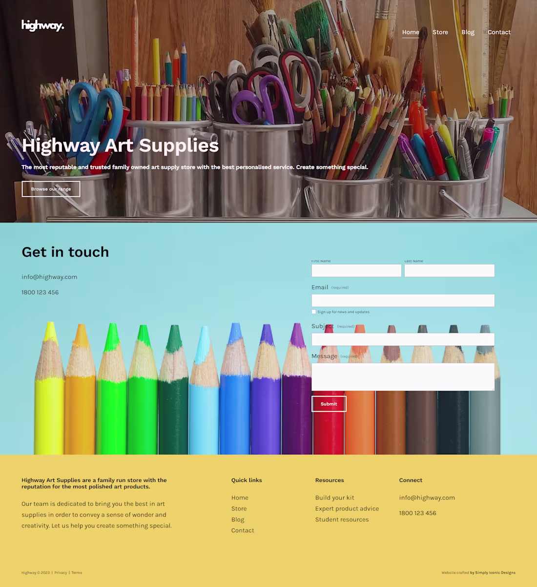 Cover image for Highway Art Supplies