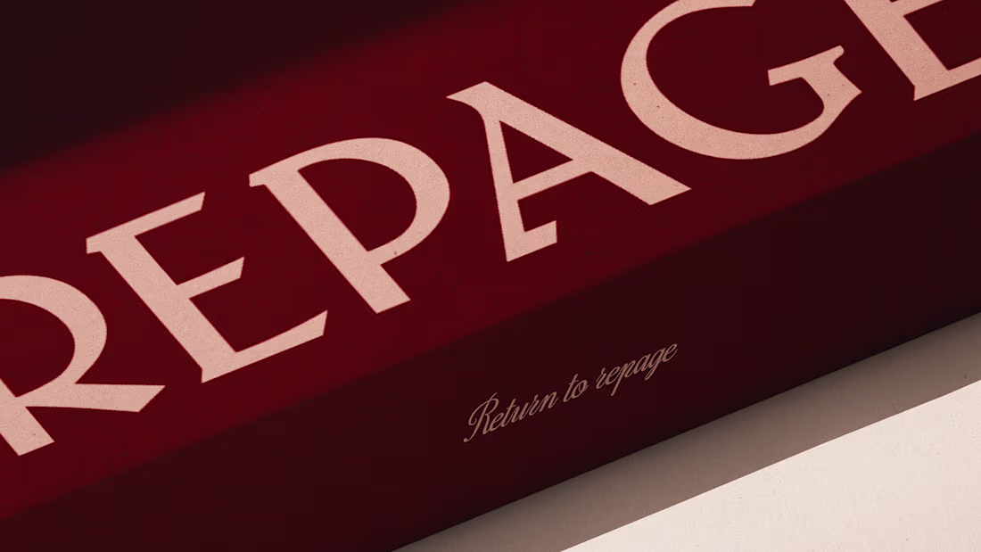 Cover image for RePage - Brand Identity Design