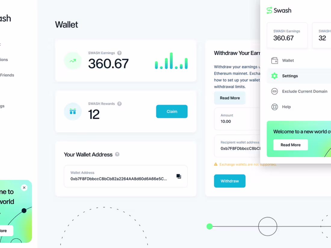 Cover image for Swash DApp Data Solution
