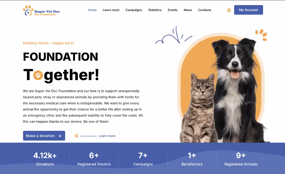 Cover image for SuperVetDoc Foundation