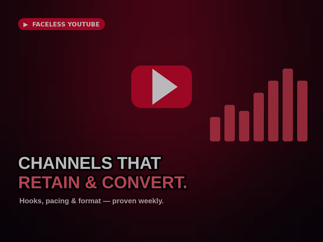 Cover image for Faceless YouTube Video Production