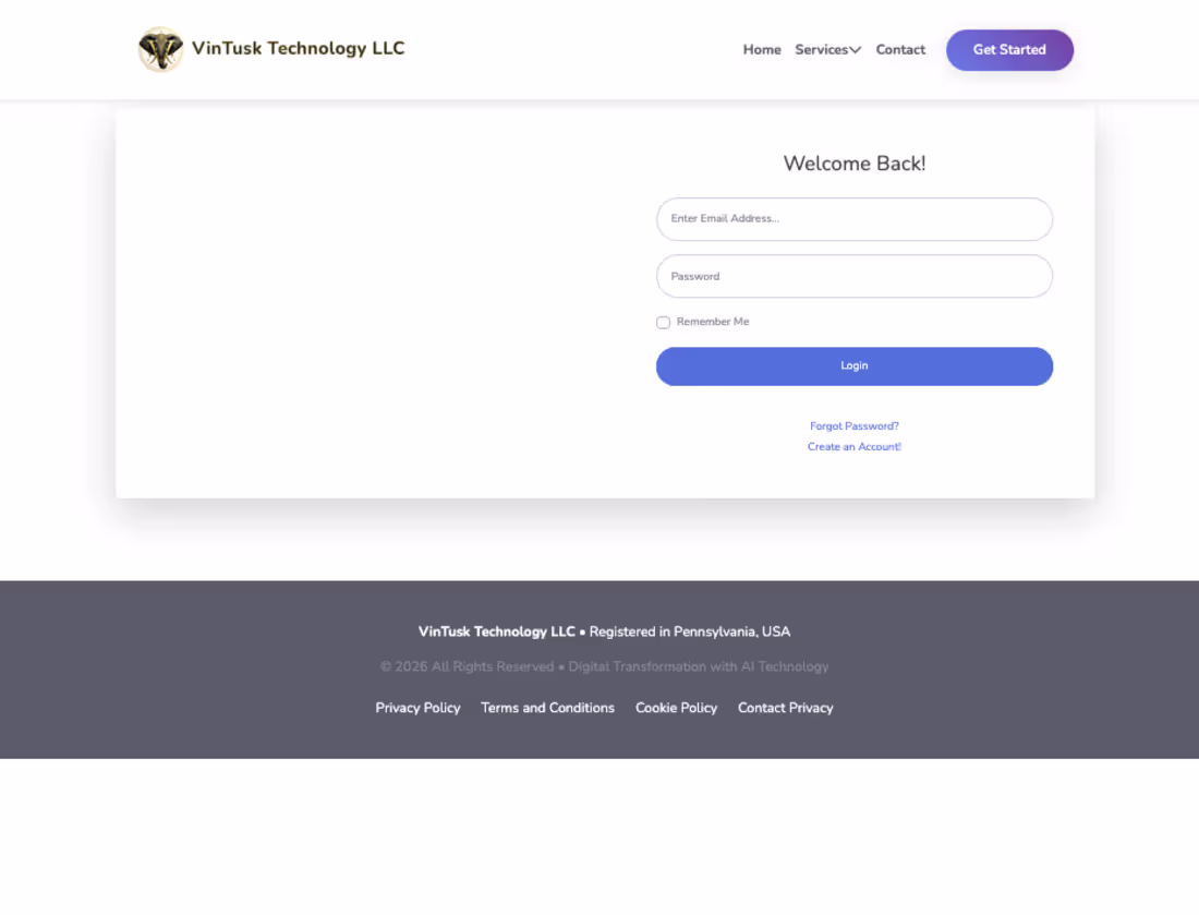 Cover image for Login framework - reusable component