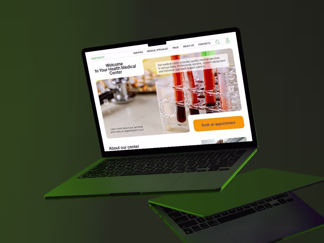 Cover image for Medical Center Website Design: Enhancing Patient Interaction