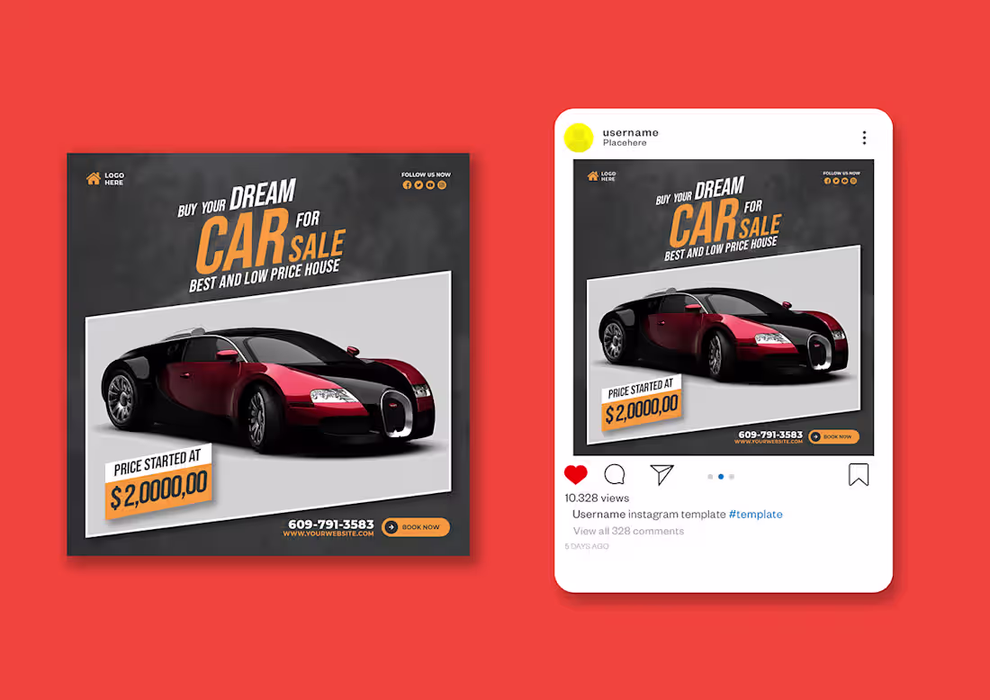 Cover image for Instagram Post Design/ Social media post on Behance