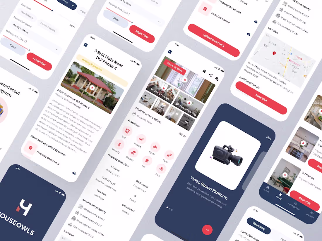 Cover image for Real Estate App Design