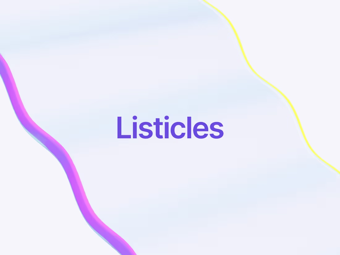 Cover image for Listicles: Honest and Experience-Based Insights