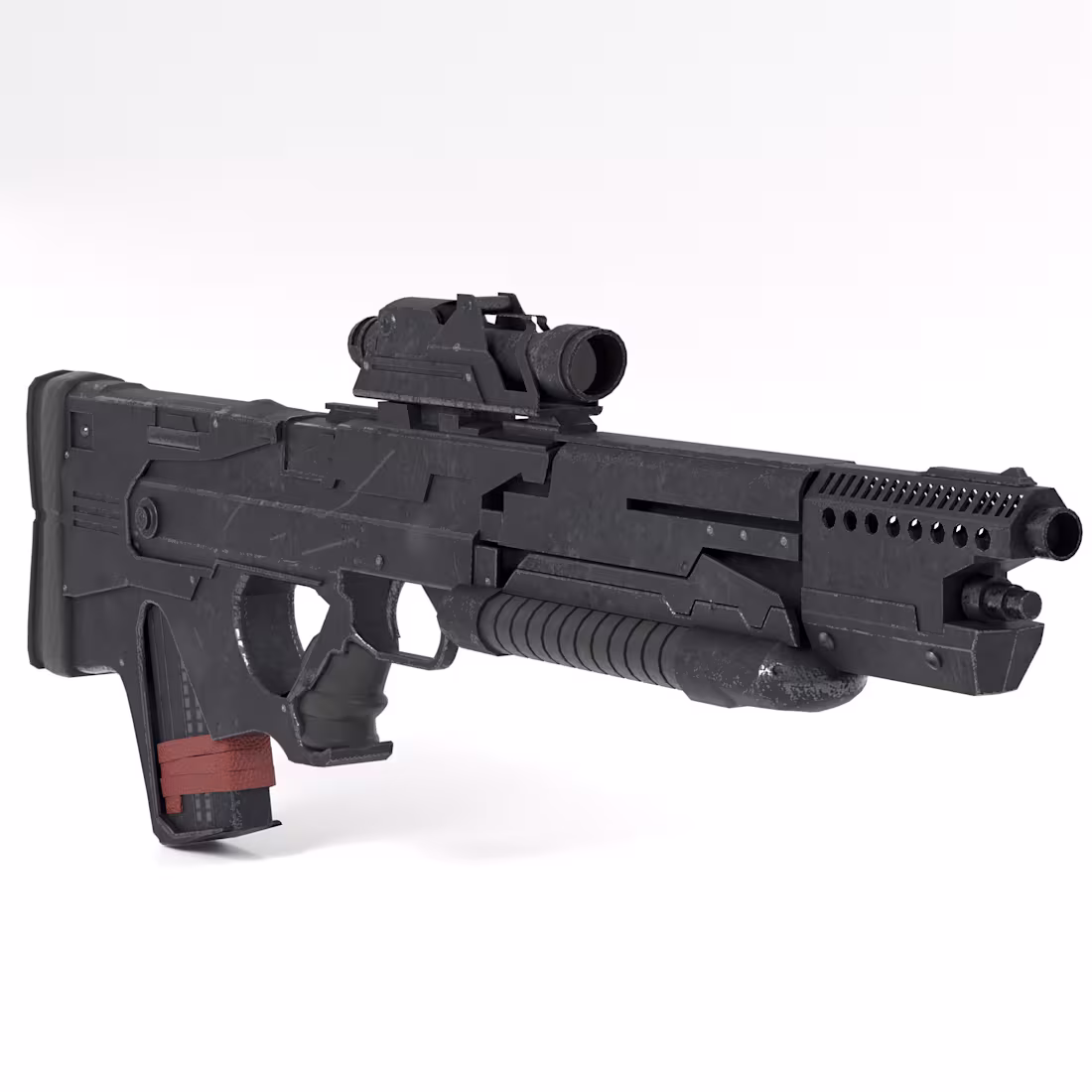 Cover image for Modeled a detailed KAR-18 rifle