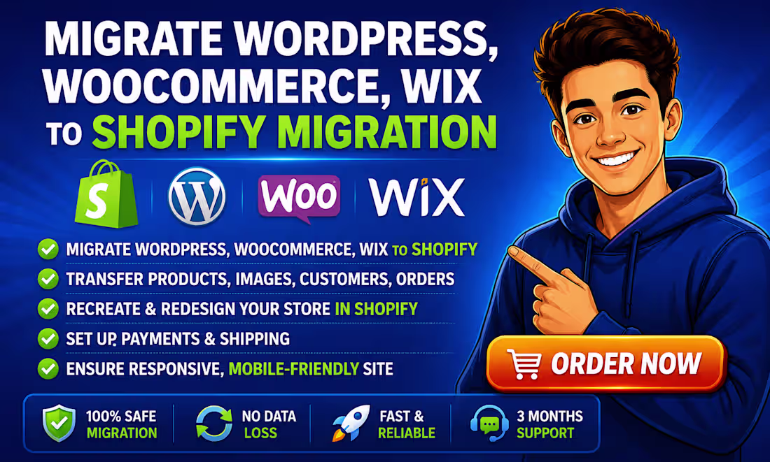 Cover image for Seamless Migration to Shopify: Boost Your Online Store Today