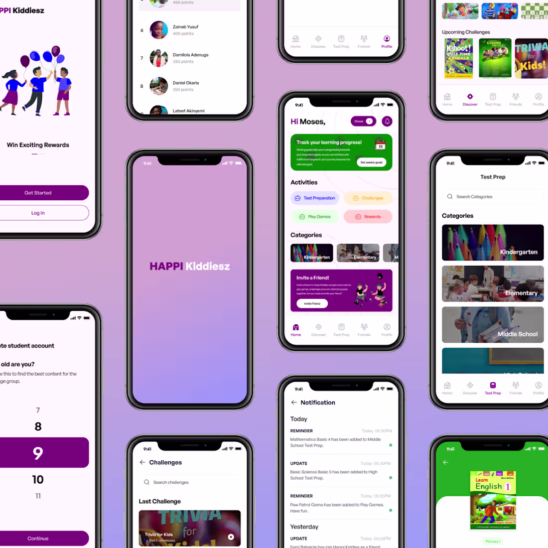 Cover image for HAPPI Kiddiez Mobile App :: Behance