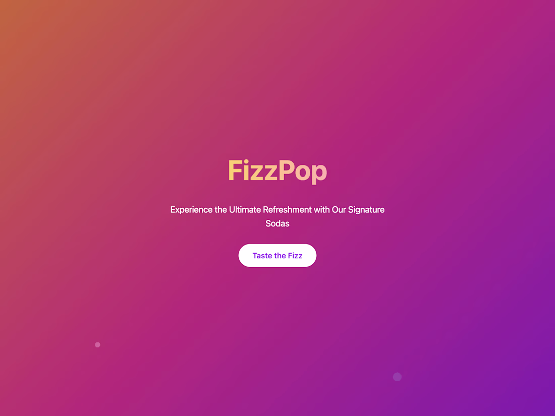 Cover image for FizzPop - Premium Soda Company
