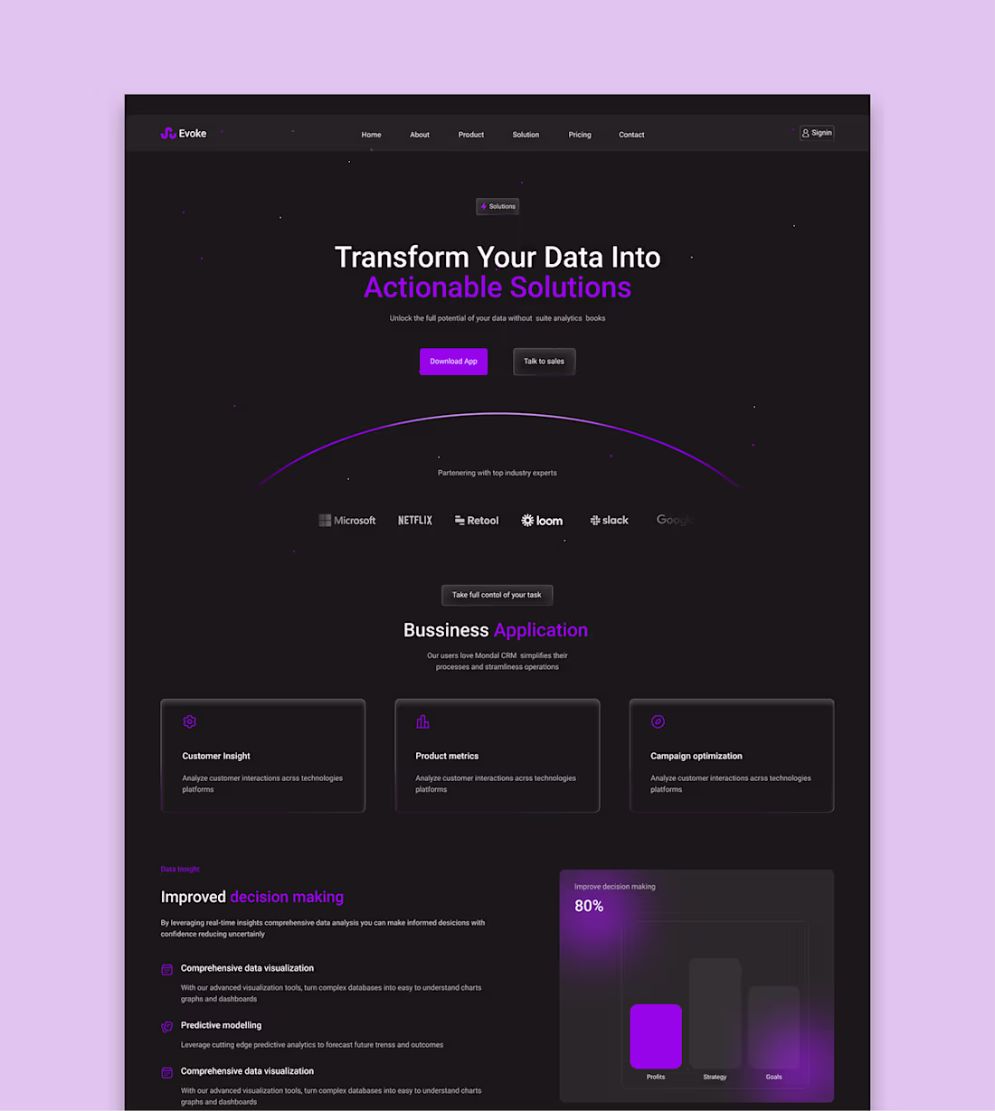Cover image for Sass landing page 