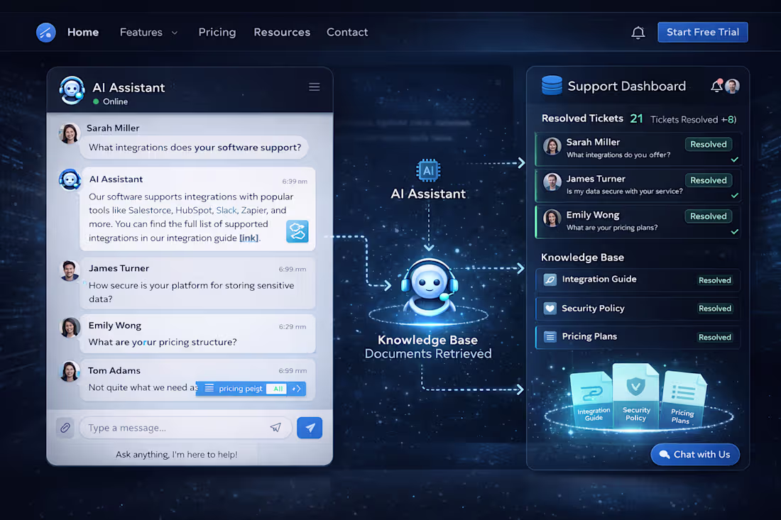 Cover image for 24/7 AI Customer Support Agent