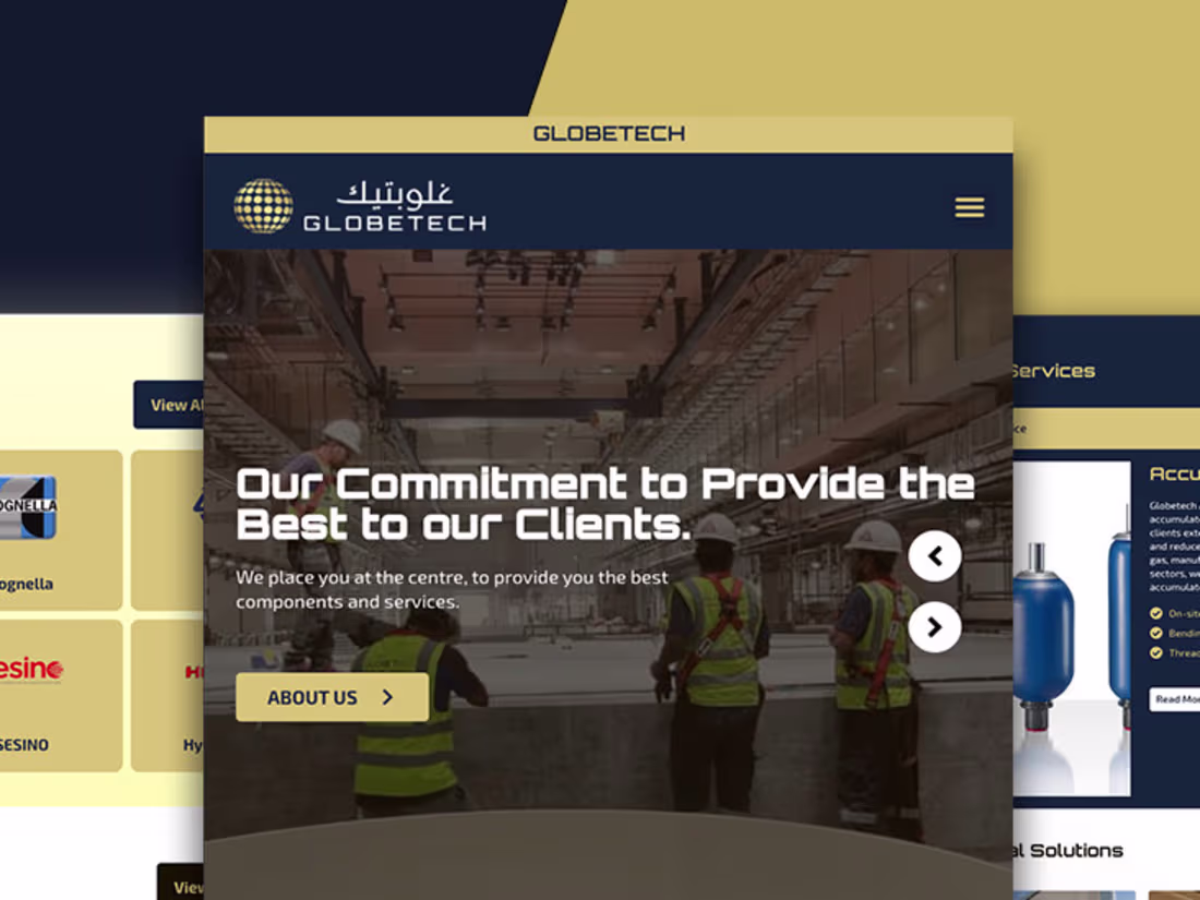 Cover image for Developed a professional corporate website
