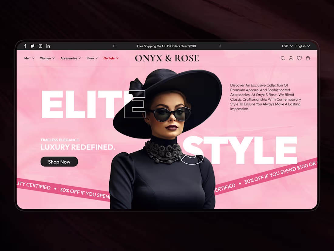 Cover image for ✨ ONYX & ROSE |