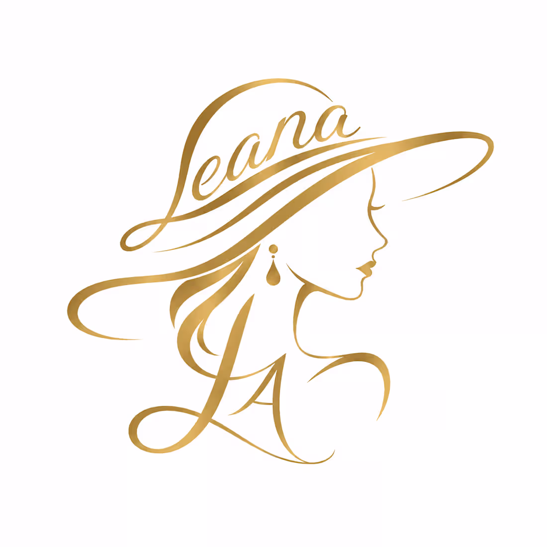Cover image for A gold monochrome logo for