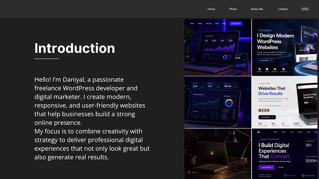 Cover image for Designed a modern and user-focused