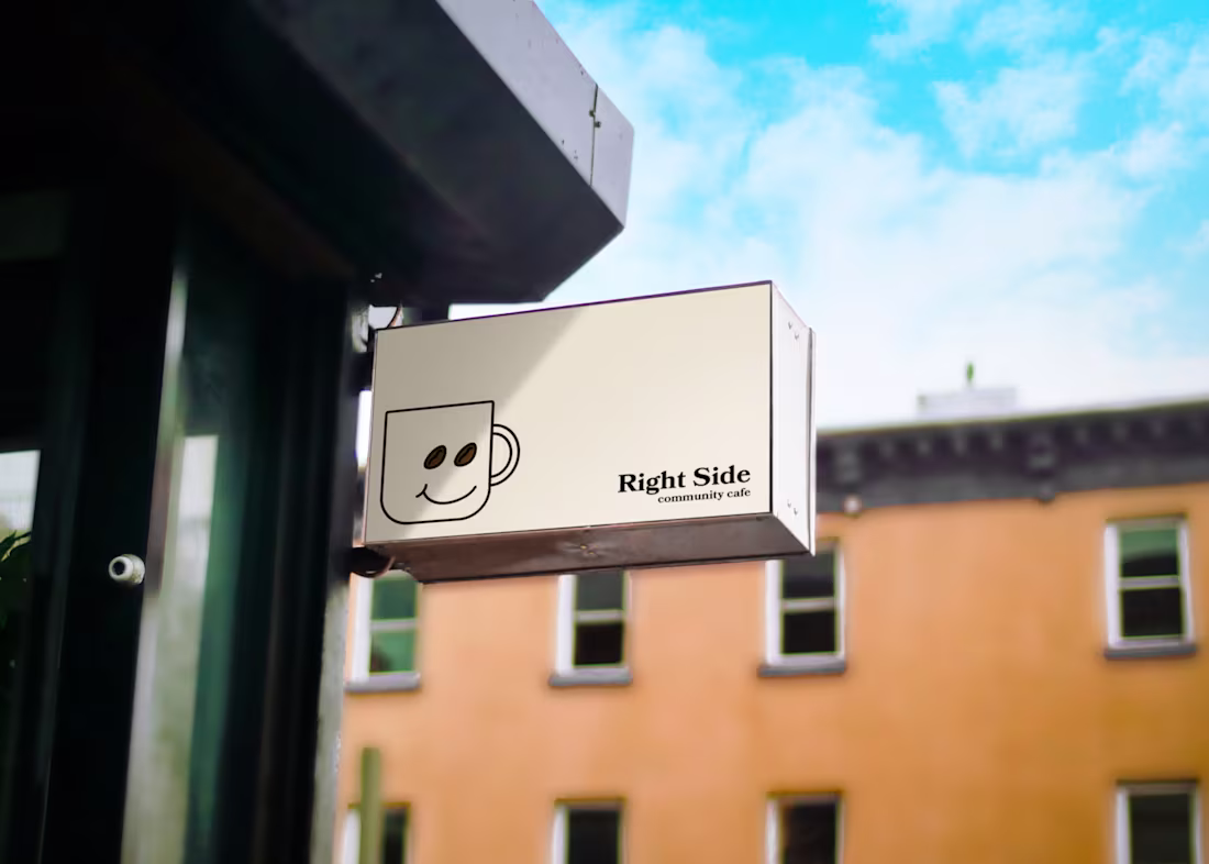 Cover image for Brand Identity for Right Side Community Cafe