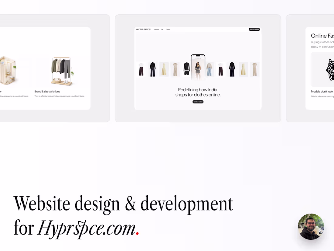 Cover image for Hyprspce: Website Design & Development