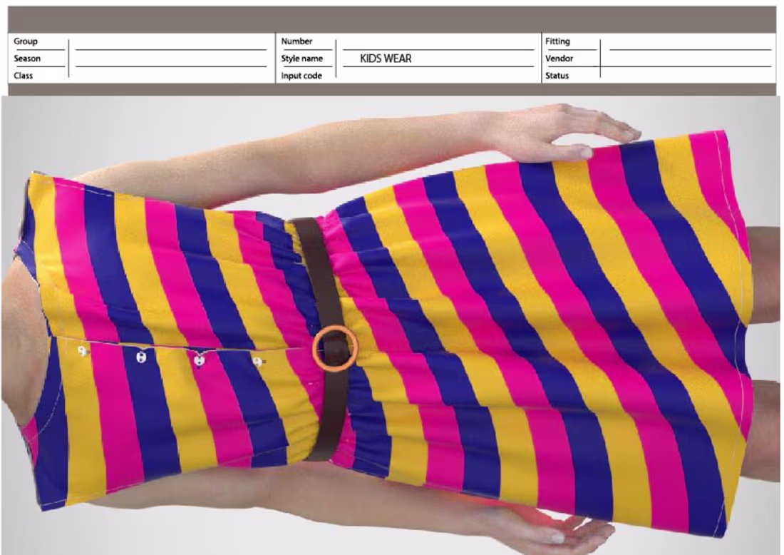 Cover image for 5–6-year-old baby girl dress.