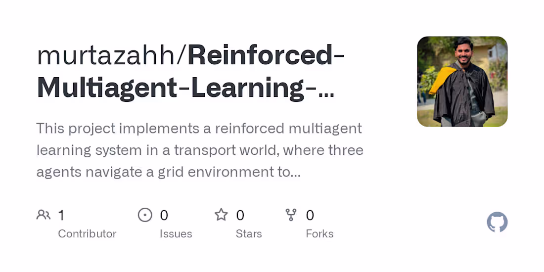 Cover image for Reinforced Multiagent Learning System in a Transport World