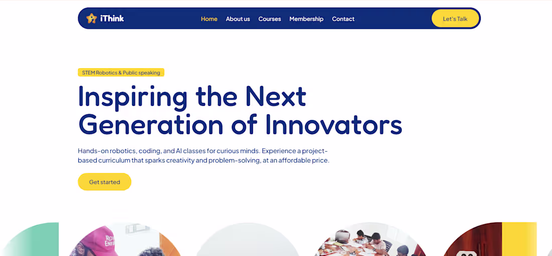 Cover image for Robotics & STEM Learning Website – iThink Academy