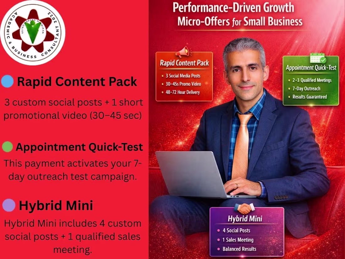 Cover image for Performance-Driven Growth Micro-Offers for Small Business