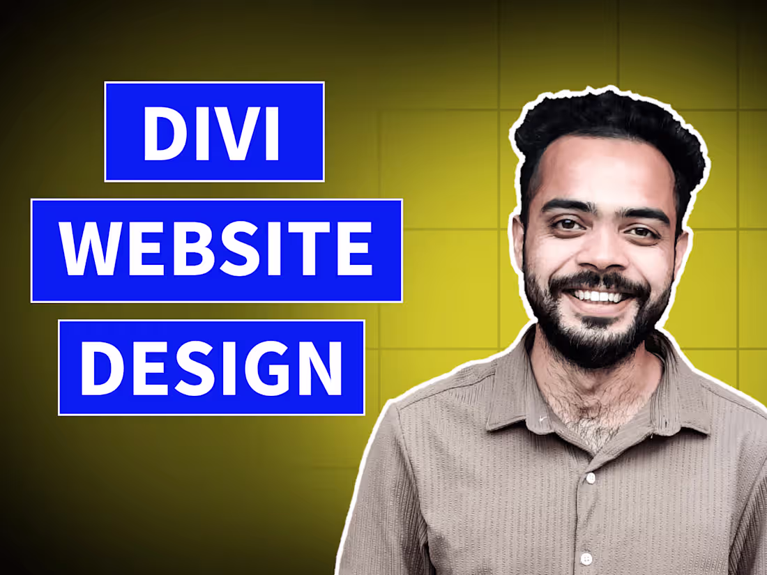 Cover image for I will build a divi wordpress website or divi website