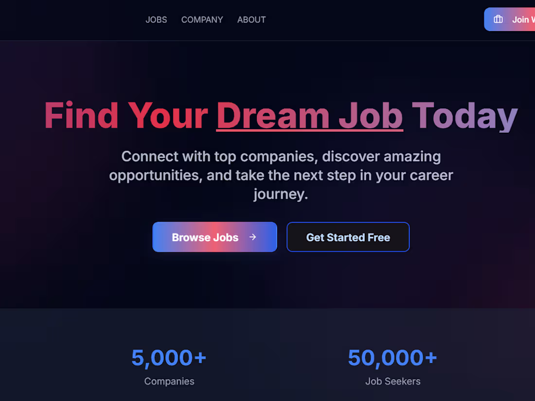 Cover image for Rolespot — Job Marketplace Platform
A