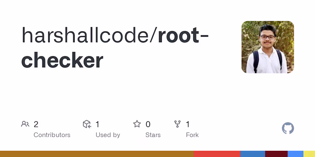 Cover image for root-checker