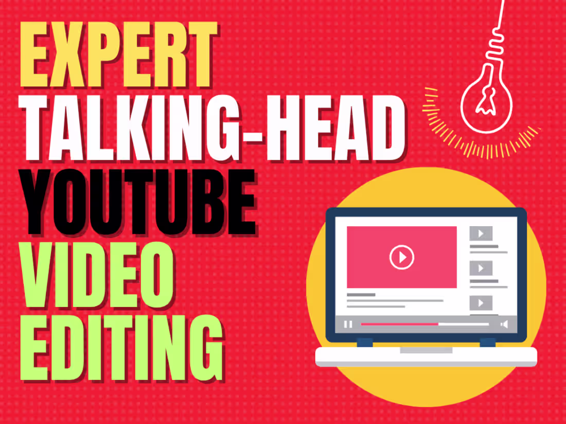 Cover image for Expert Talking head YouTube Video Editing | Vlog Editing