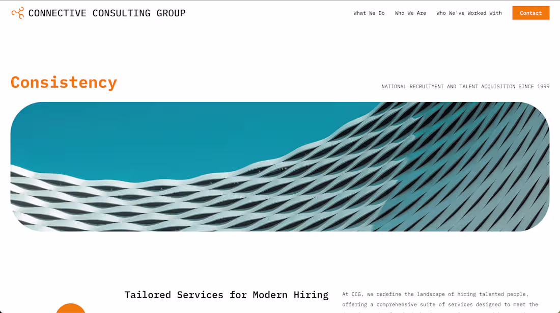Cover image for Connective Consulting Group - Website