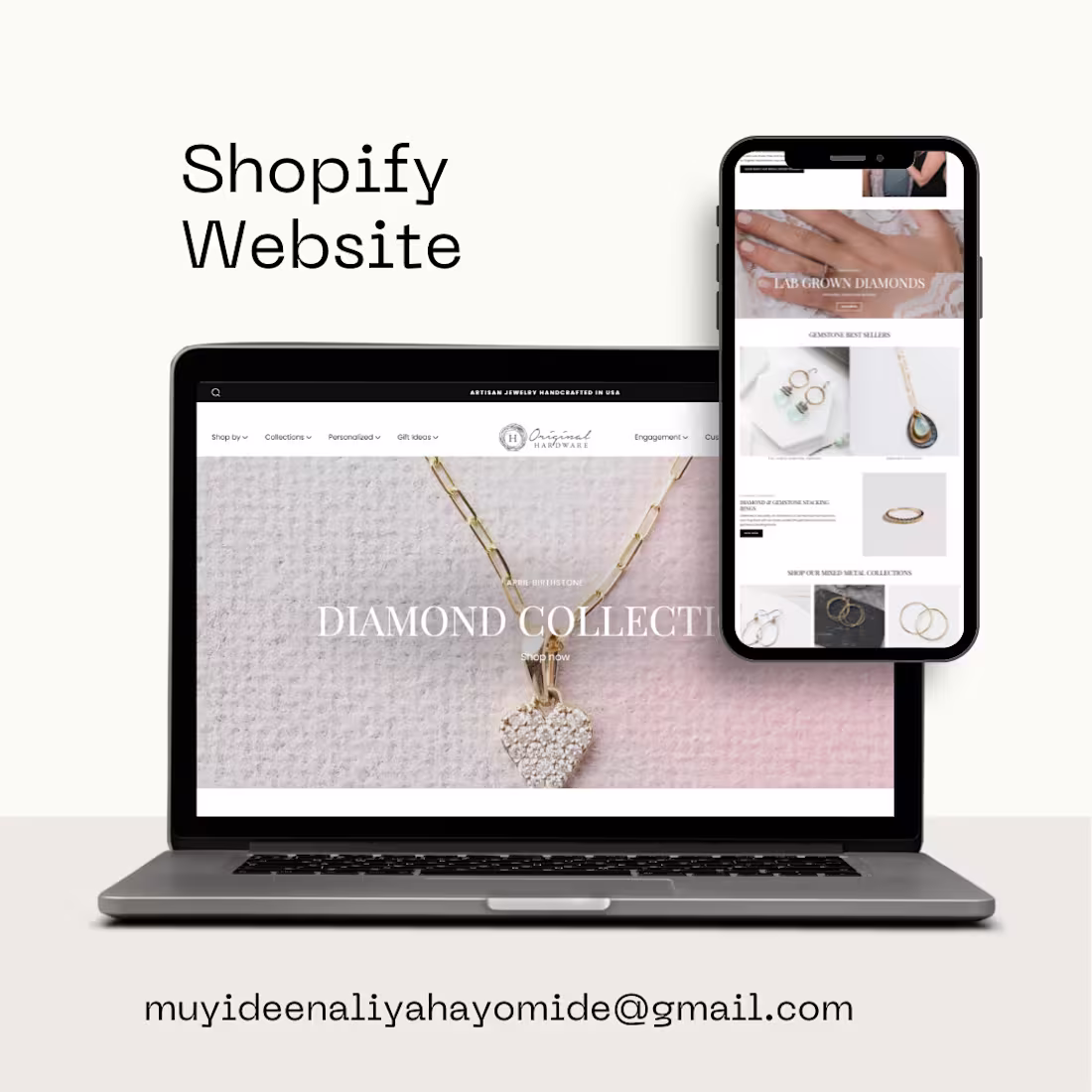 Cover image for Jewelry Ecommerce Website Design for Engagement Rings