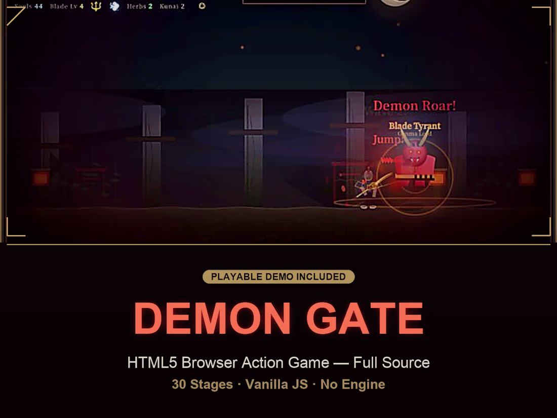 Cover image for Shipped Demon Gate — a