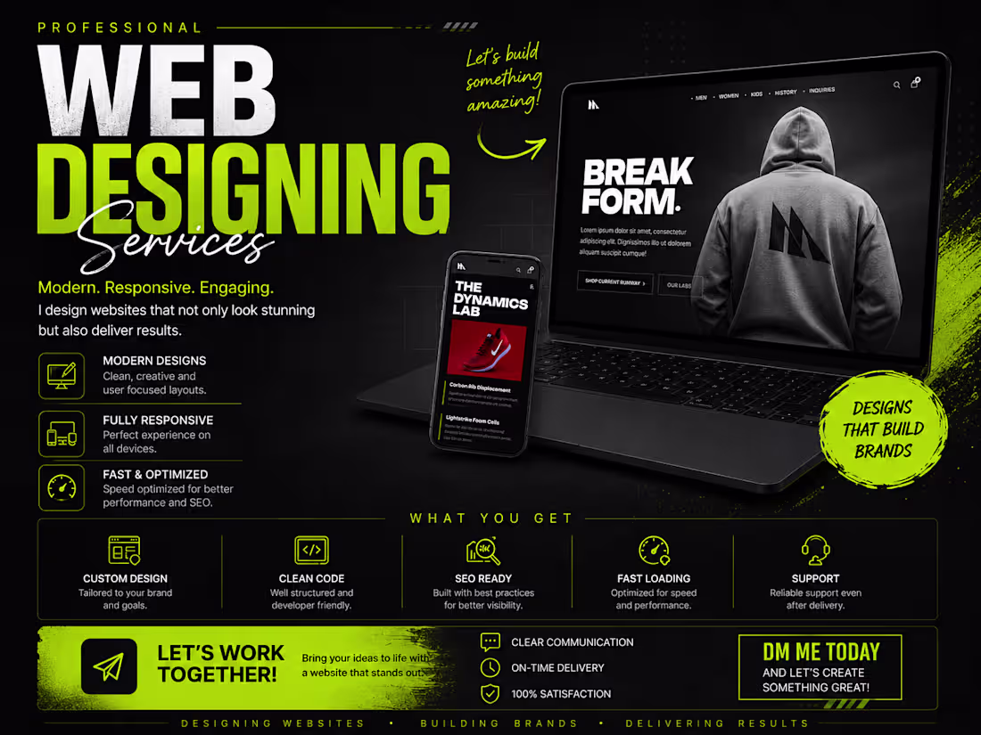 Cover image for Modern Web design | Web development