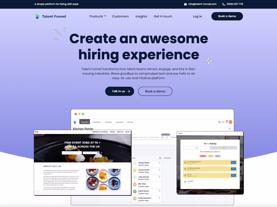 Cover image for Talent Funnel Website Redesign & WordPress Development