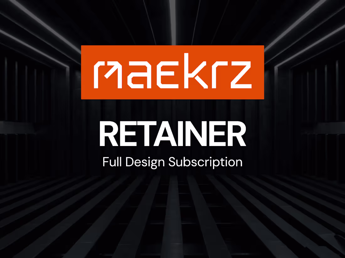 Cover image for Retainer 💻 All Design Services Included