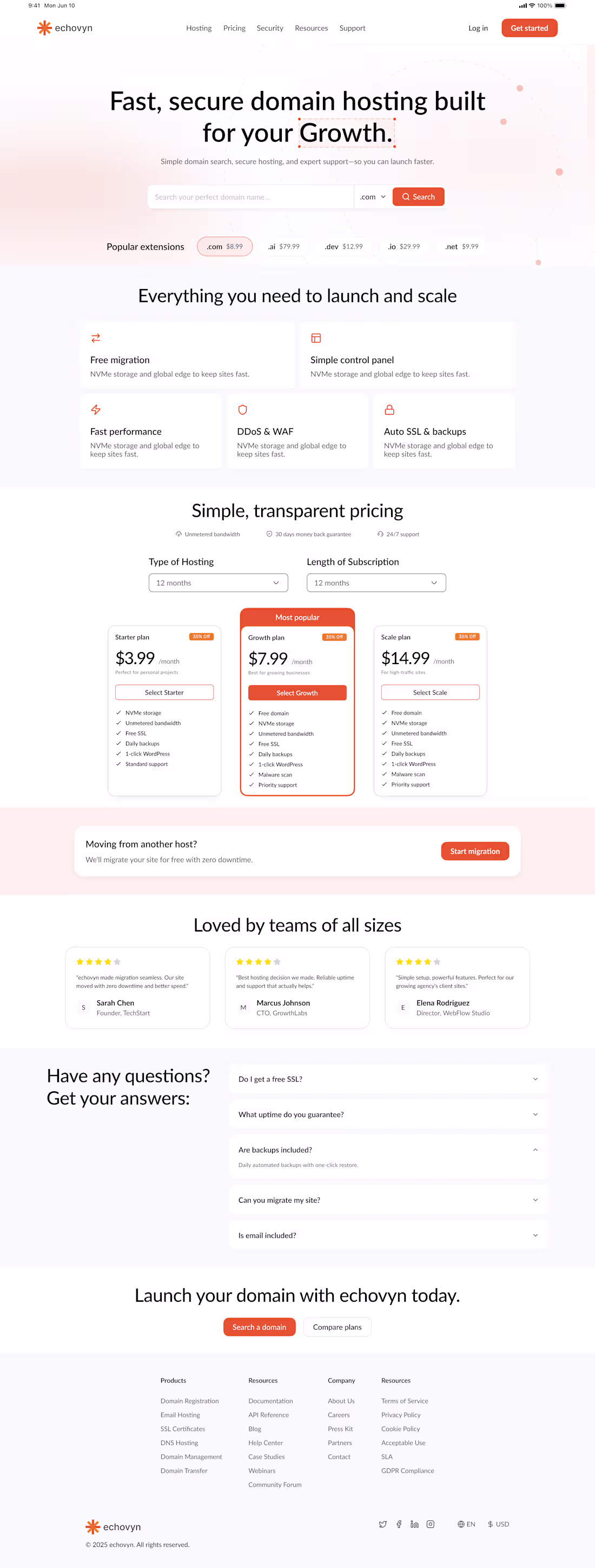 Cover image for Working on a landing page, tell me what to improve 👇