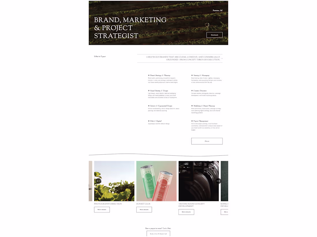 Cover image for Website Design (Squarespace / Wix)