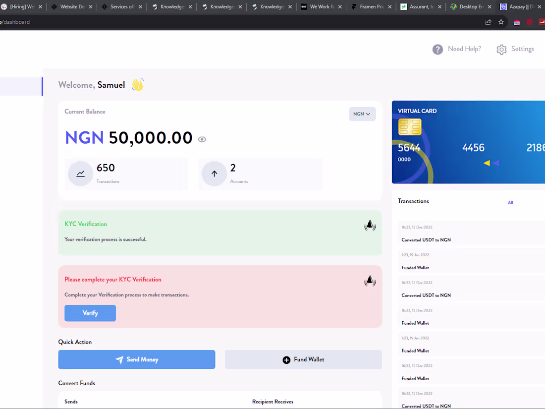 Cover image for Azapay APP (azapayapp.netlify.app/dashboard)