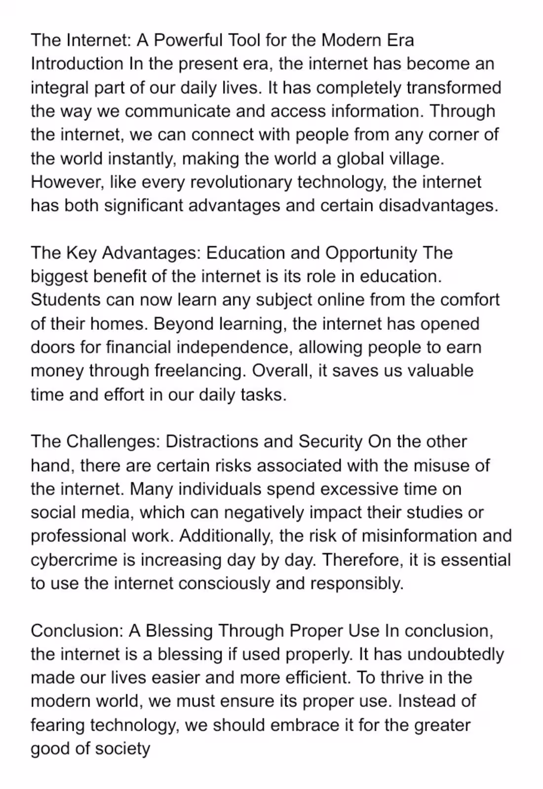 Cover image for The Internet: A Powerful Tool for the Modern Era