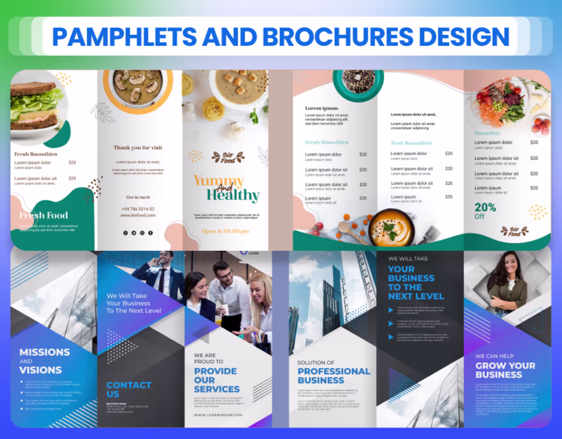 Cover image for Pamphlets and Brochures Design
