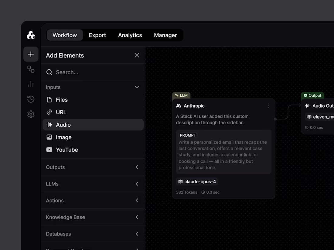 Cover image for Workflow Builder / Dark Mode