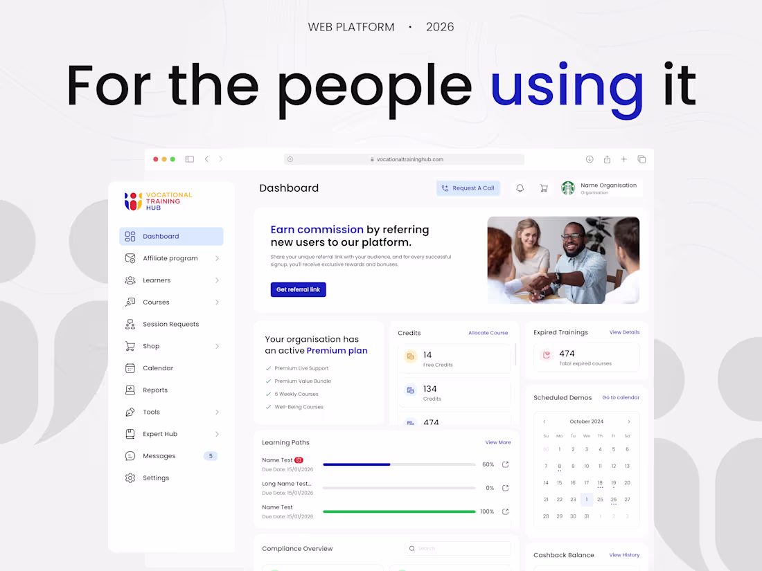 Cover image for UX UI Audit & Redesign for a Corporate Learning Platform