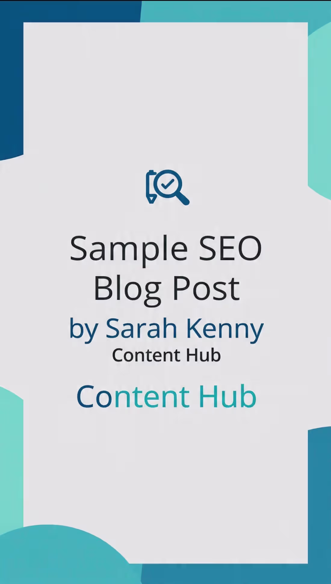 Cover image for SEO headline research sample for