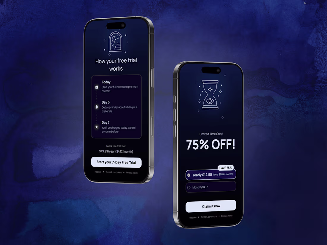Cover image for Paywall Concept - Calm Night Edition