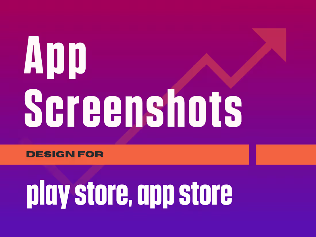 Cover image for App screenshots design for play store, app store